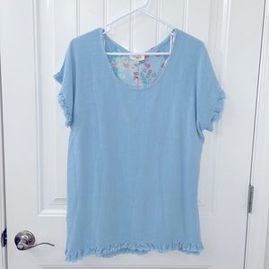 Umgee boho beachy top size med.